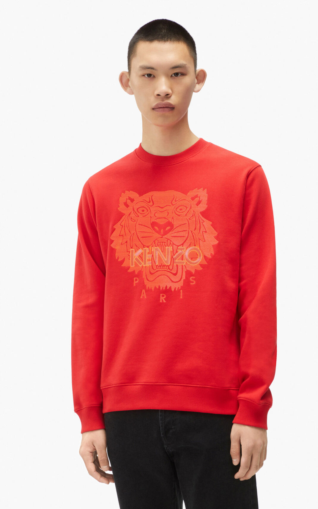 Sweatshirt Kenzo Tiger Masculino - Vermelhas | 139NAYMHV